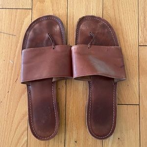 Handmade Italian sandals, size 10